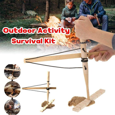 Survival Gears Depot Safety & Survival Survival Drilling Wood Fire Starter